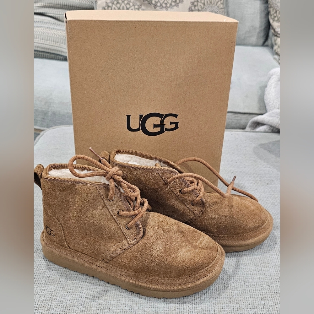 UGG Kids Brown Suede Boots